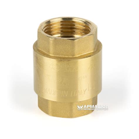 Клапан обратный муфтовый латунный F.I.V. EURA DN 40 (1 1/2") купить в ...