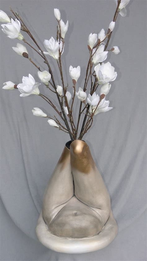 Equinox Erotic Art Live Cast Sculpture Vagina Vase Legs Nude Woman Etsy