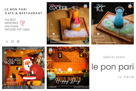 le bon pari cafe & restaurant on Behance