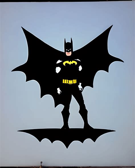 Batman Stencil Art · Creative Fabrica