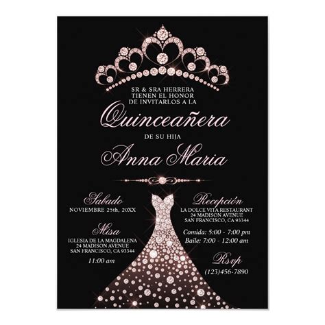 Quinceanera Invitaciones En Espanol