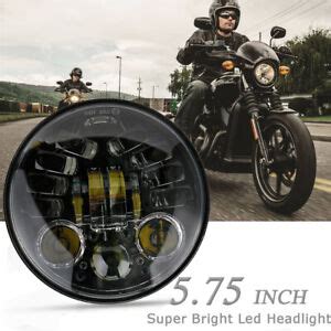 Motorrad Scheinwerfer Led W Drl F R Harley Usw Universal Dot