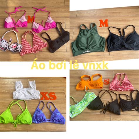 Áo bơi bikini lẻ vnxk size Xxs Xs S M L XL Thanh lý Shopee Việt Nam