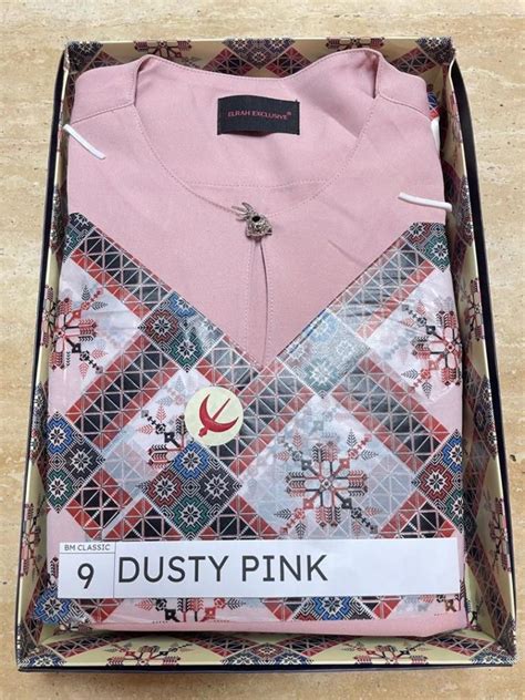 Baju Melayu Teluk Belanga Classic Dusty Pink Elrah Exclusive