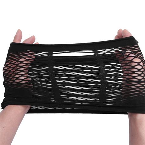 Women S Fishnet Lingerie Set Sheer Mesh Crop Top Panties See Through Clubwar Ebay