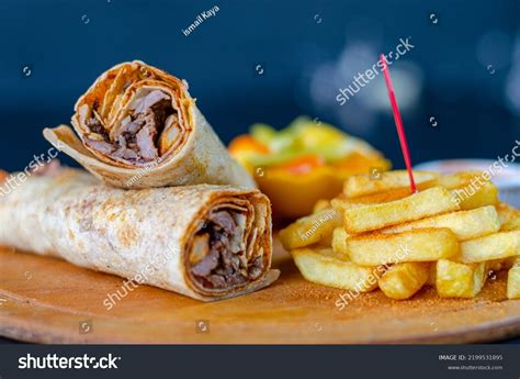 Doner Kebab Wrap Lavash Bread Traditional Stock Photo 2199531895 | Shutterstock