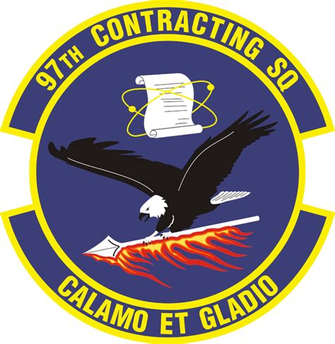 Coat Of Arms Crest Of 97th Contracting Squadron US Air Force Png