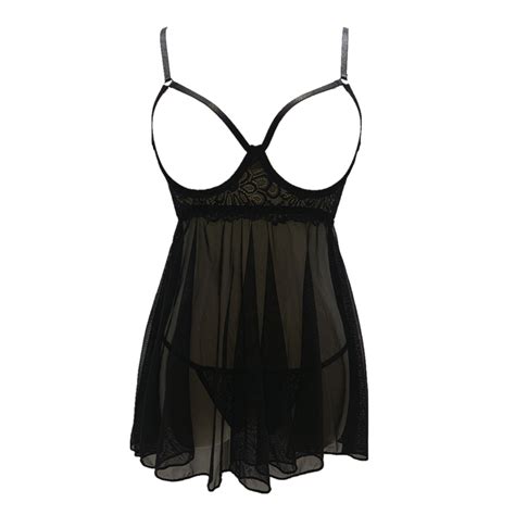 SG Stock Lace Seduction Women Sexy See Through Lace Bodysuit Ribbon Lingerie Thong Panty Set