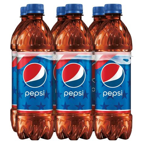 Pepsi Soda Cola 16.9 Fl Oz 6 Count - Walmart.com - Walmart.com