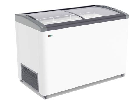Морозильный ларь Gellar FG 400 E с гнутым стеклом - купить на ...