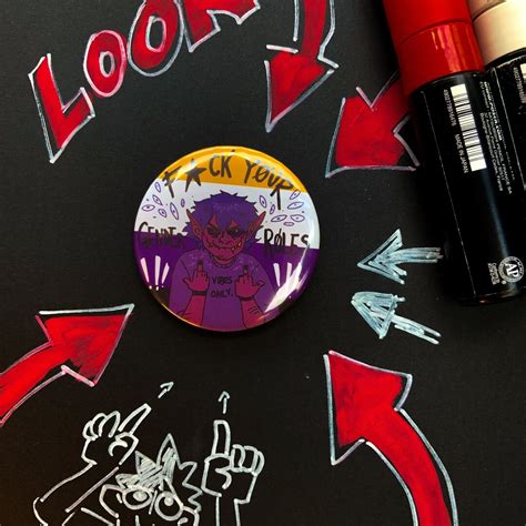 Fuck Your Gender Roles Pin Button Etsy