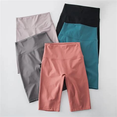 New Uniqlo MUJI Lulu Naked Yoga Five Minutes Of Pants Female Tight Running High Waist