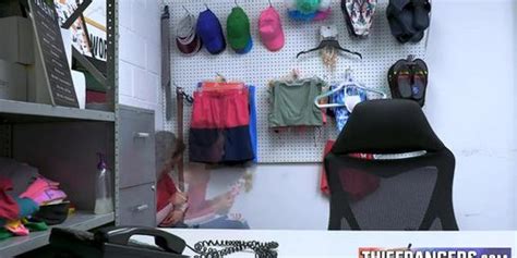 Ebony Shopper Sarah Lace Gets Anal Inspection From Store Guard Tnaflix