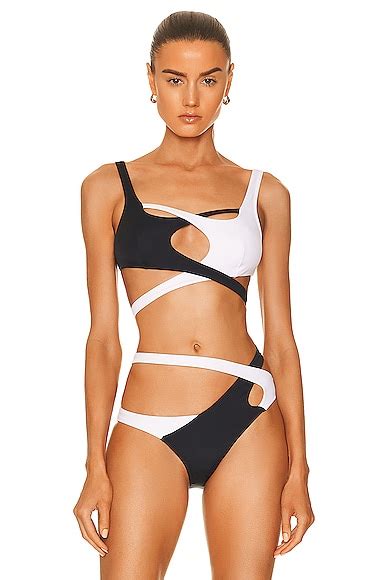 Agent Provocateur Racy Bikini Top In Black White Fwrd