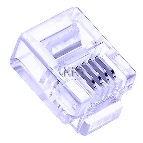 CONECTOR RJ11 PARA TELEFONE - KR Soluções e Materiais Elétricos