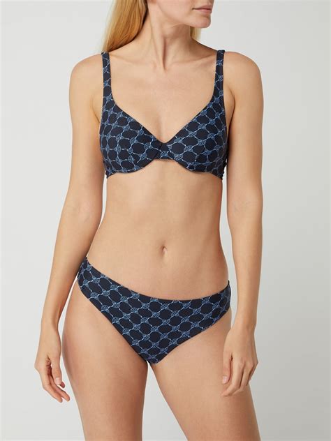 Joop Bodywear Bikini Oberteil Mit Allover Muster Marine Online Kaufen