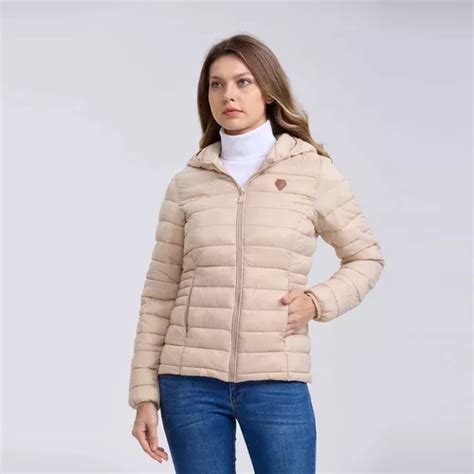 Parka Mujer Corta Nude Fashion S Park Cuotas Sin Inter S