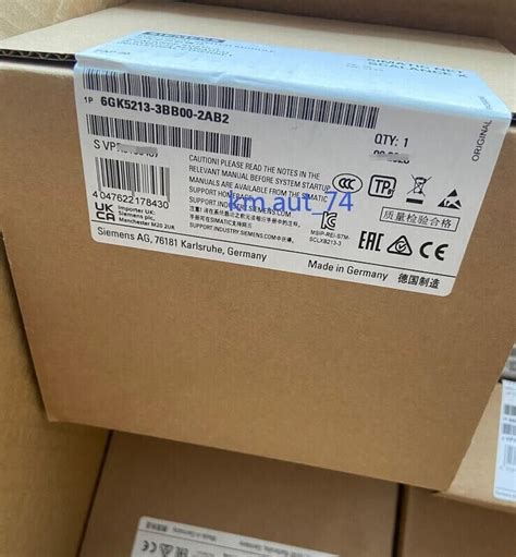 New SIEMENS 6GK5213-3BB00-2AB2 6GK52133BB002AB2 (12 Months Warranty) E ...