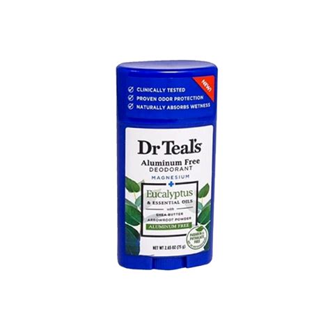 DR TEAL’S ALUMINUM FREE DEODORANT EUCALYPTUS 75G - BELLZ BEAUTY BASE
