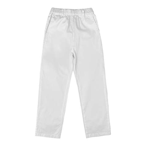 Fmbrln Boys and Girls School Uniform Pants Elastic Waist Straight Leg Pants Casual Loose Solid
