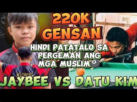 K Hindi Magpapatalo Sa Pustahan Ang Mga Muslim Jaybee Sucal Vs Datu