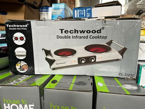 Techwood Electric Stove Double Infrared Ceramic Hot Plate For Cooking Two Cont For Sale In