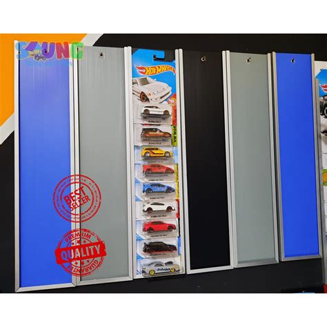Jual RAK BLISTER HOTWHEELS MATCHBOX REGULER PANJANG 50 CM DISPLAY HOT WHEELS MINIMAL 3 PCS