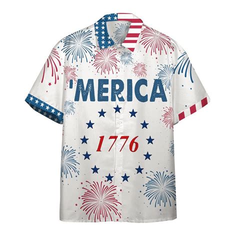 1776 Patriotic Usa Custom Short Sleeve Shirt Gear Fandom