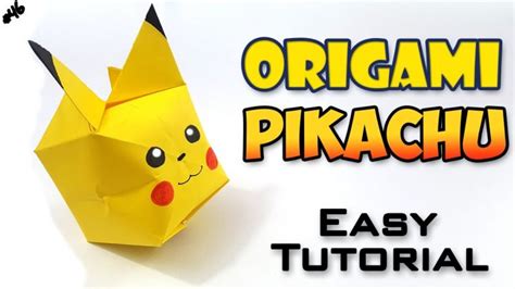 Pikachu Origami Tutorials Origami Pikachu Easy Tutorial English Version Youtube - topiccraft