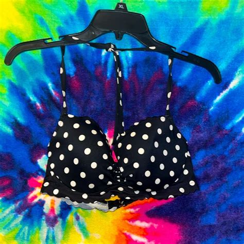 Vintage Victorias Secret Polka Dot Bikini Top Gem