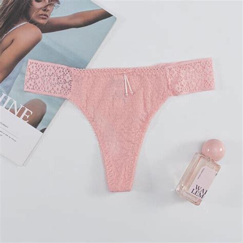Packs Lot Sexy Womens Lace Panties Thongs G String Bikini Underwear Lingeries EBay