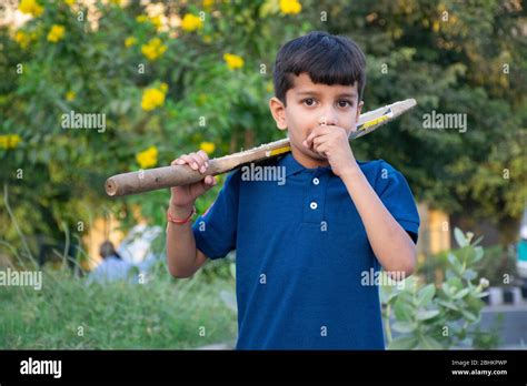 Boy Coughing And Covering Mouth With Hand While Playing Stock Photo Alamy