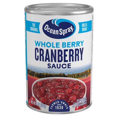 Ocean Spray Whole Berry Cranberry Sauce Shop Fruit At H E B