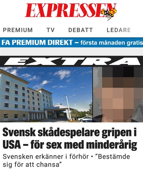 Svensk skådespelare gripen för sex med flicka Petterssons gör Sverige lagom