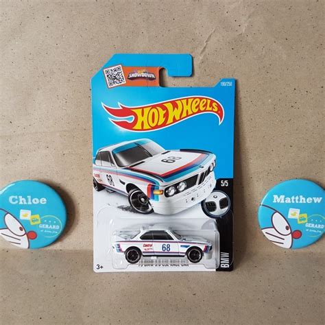Jual Hotwheels Bmw Csl Race Car Putih Hot Wheels Ready Shopee Indonesia