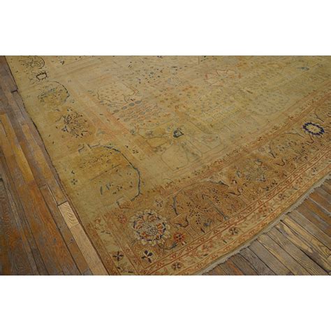 19th Century Persian Mohtasham Kashan Carpet Antique Rug Studio