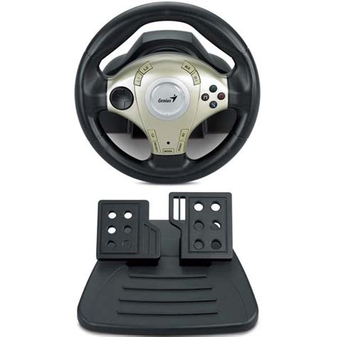 Руль Genius TwinWheel F1 Mini PC / PS3 / D-pad / 12btn / 2педали / Vibro