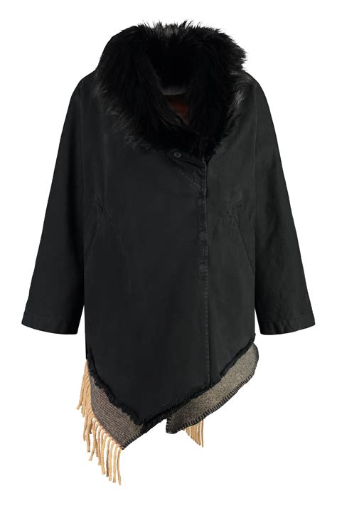 Bazar Deluxe Canvas Parka Black The Corner