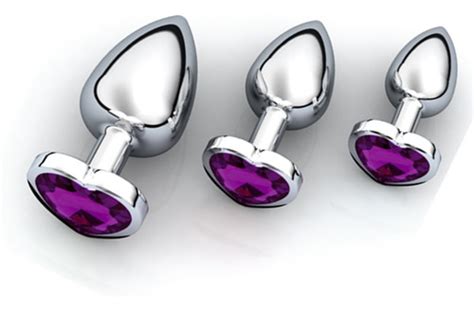 Pz Butt Plug Anal Metal Joya Dilatador Sexual Coraz N Gema Meses Sin Intereses