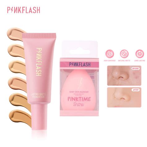 Pinkflash Full Coverage Long Wear Oil Control Waterproof Matte