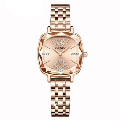 Sharphy Montre Femme Cadran Carr L Gant Tanche Diamant Bracelet En