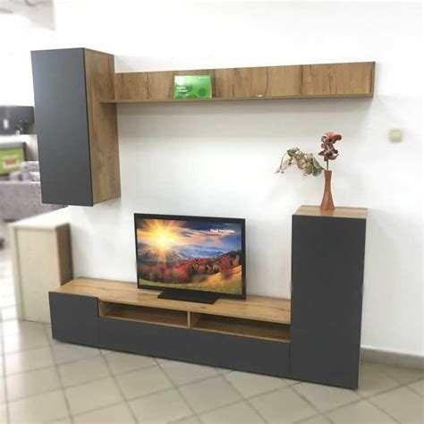 Диаманд стенка в гостиную 2130х1680х370 мм крафт / графит купить в ...