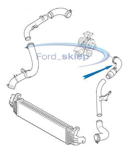 Przew D Intercoolera Rura Turbiny Focus Mk C Max Tdci Ford Sklep