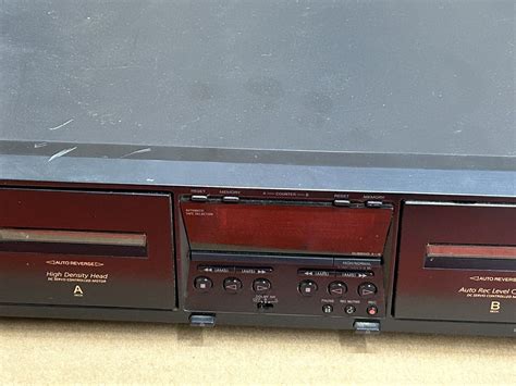 Sony Tc We475 Dual Stereo Cassette Tape Deck Player Tested Working Ebay