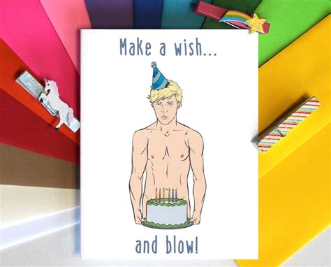 Funny Birthday Card Gay Birthday Card Card For Her Card For Him Birthday Card For Best