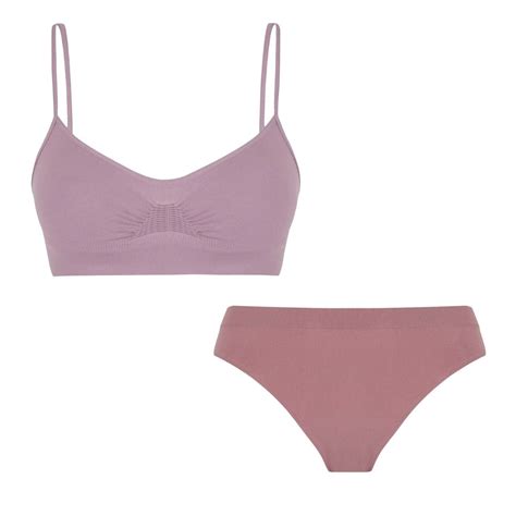 Conjunto Calcinha Biquíni e Sutiã Básico Sem Costura Nude LupoCalcinha Lupo AdultoRoupas