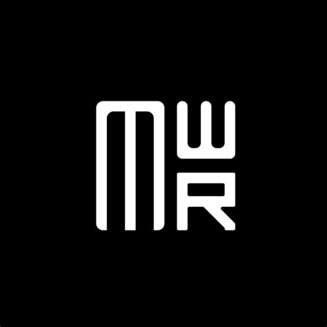 mwr letter logo vector design mwr simple  modern logo mwr