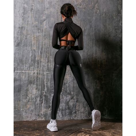 Bona Fide Extra Sex Push Up Lyc Black Skin