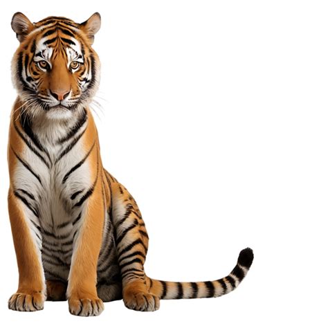 Royal Bengal Tiger in Transparent Background 47389207 PNG