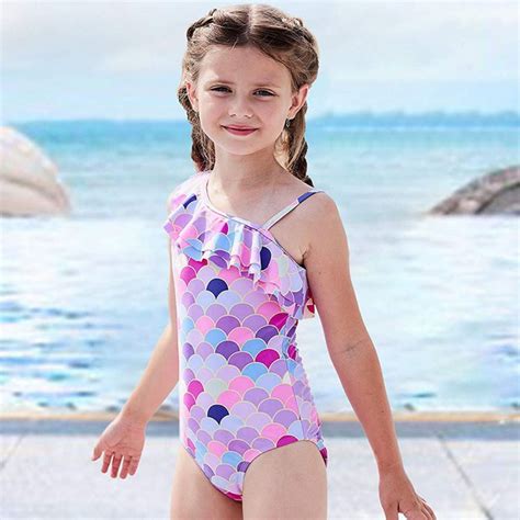One Piece Girls Off Shoulder Tankini Bathing Suit Bikini Swimwear Summer Beach Sport Swimsuit